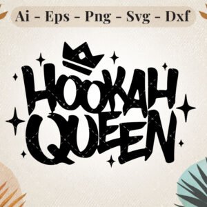 hookah-queen-svg
