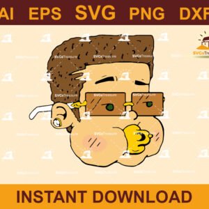 Boy with Nipple Cartoon Design