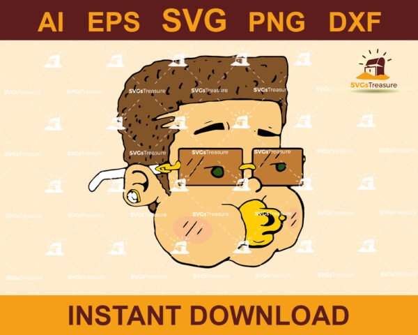 Boy with Nipple Cartoon Design