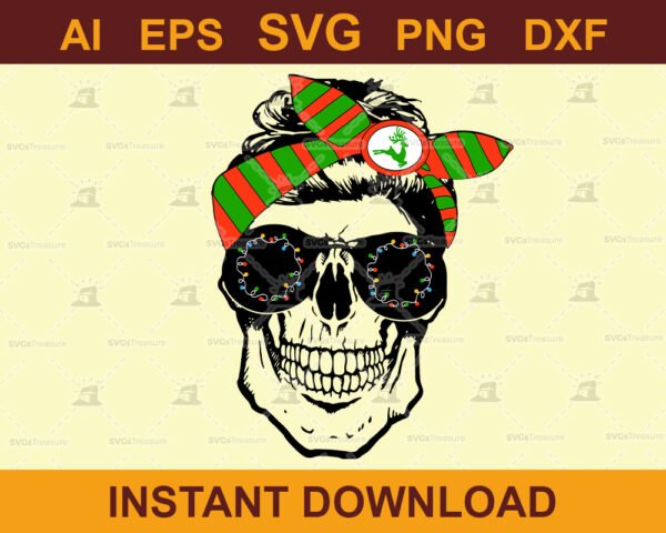 christmas-skull-svg