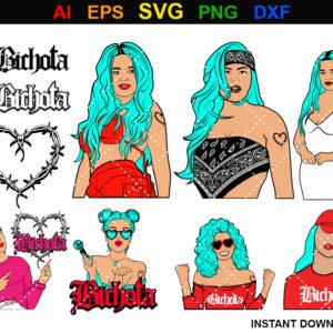 Ultimate Bichota SVG Collection - Feminine Boldness and Style