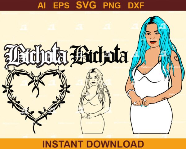 Bichota SVG Bundle - Feminine Empowerment Collection