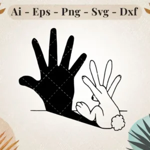 rabbit-talk-to-hand-shadow-silhouette
