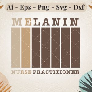 melanin-nurse-practitioner-svg-design