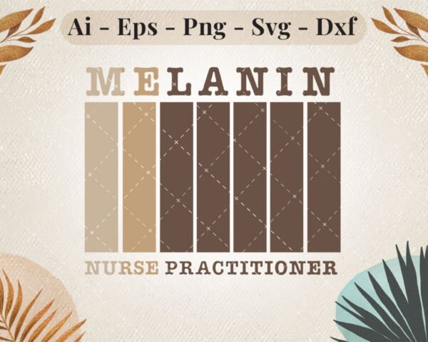 melanin-nurse-practitioner-svg-design