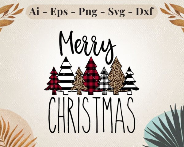 plaid-leopard-christmas-trees-svg