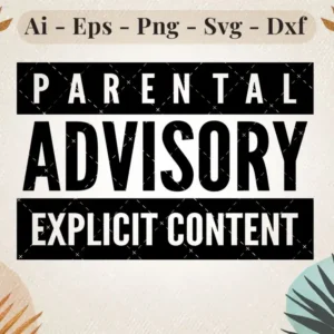 Parental Advisory Explicit Content SVG