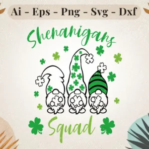 Shenanigans Squad St. Patrick's Day SVG