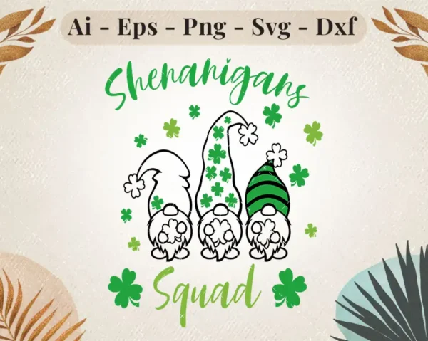 Shenanigans Squad St. Patrick's Day SVG