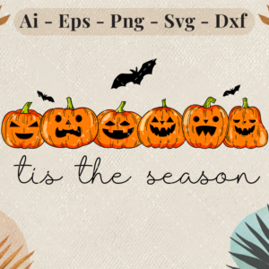 Halloween Pumpkin Faces SVG