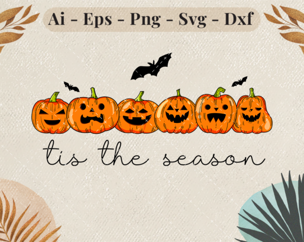 Halloween Pumpkin Faces SVG