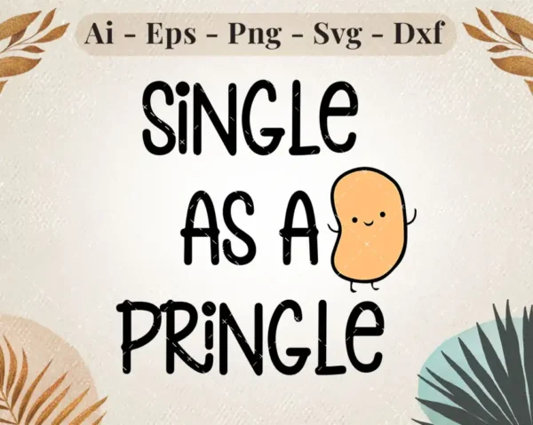 single-as-a-pringle-svg