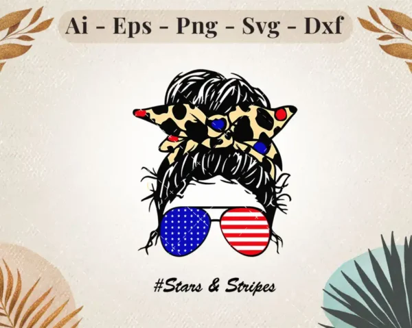 stars-stripes-leopard-bandana-svg
